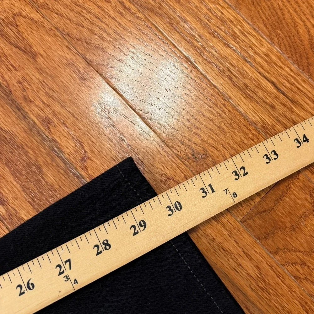 New Levi's 501 Jeans Mens 38x30 Black Button Fly Straight Leg Denim Western